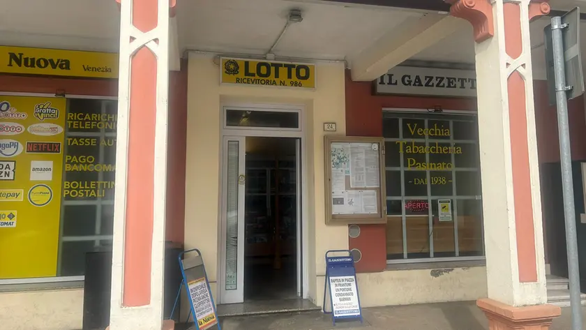 La ricevitoria dove è stato vinto il Turista Per Sempre