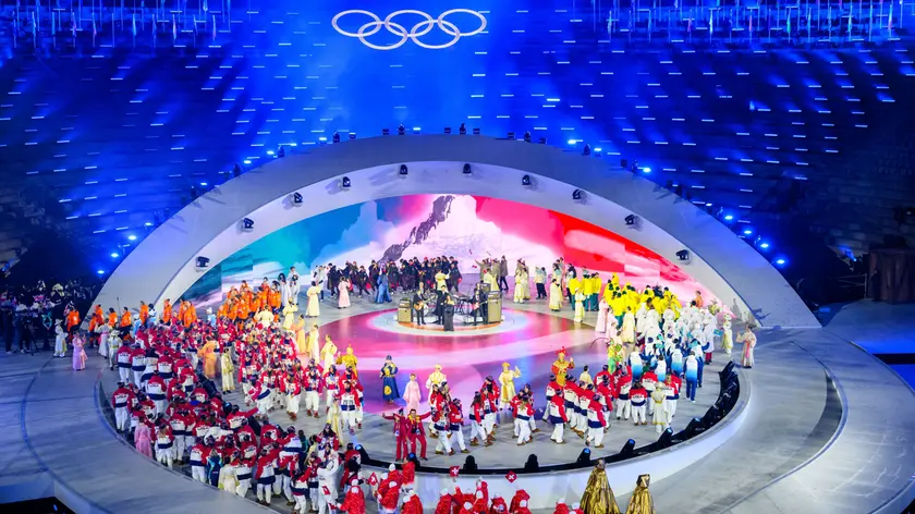 La cerimonia di chiusura dei giochi olimpici Milano Cortina a Verona