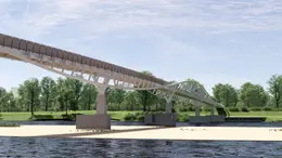 Uno dei nuovi ponti che Maeg sta realizzando in Francia