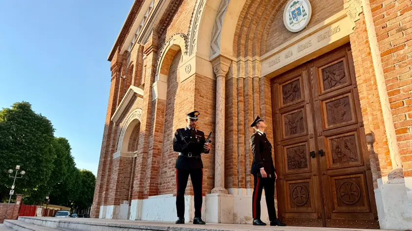 I carabinieri all'Abbazia di Santa Maria Assunta a Monastier