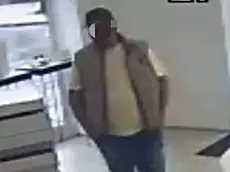 Il fermo immagine del ladro