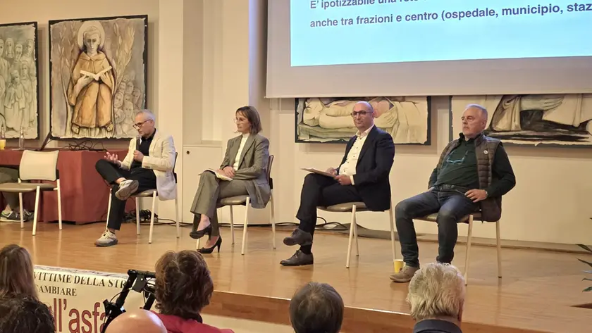 Da sinistra Luca Pozzobon, Maria Ghimenton, Daniele Manente e Diego Giovine