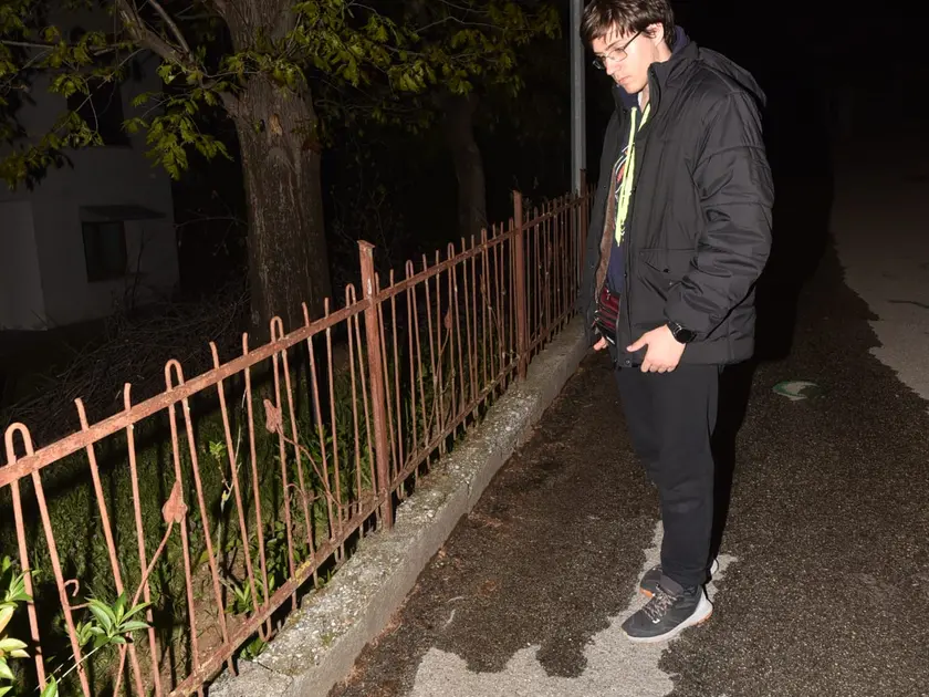 Il luogo della tragedia