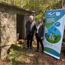 Il Sindaco Cristina Da Soller con il Presidente di Alto Trevigiano Servizi Fabio Vettori