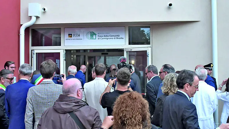 L’inaugurazione di una Casa di comunità nel Padovano