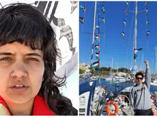 La padovana Anna Ghedina e il trevigiano Luca Cuzzato, attivisti della Flotilla diretta a Gaza