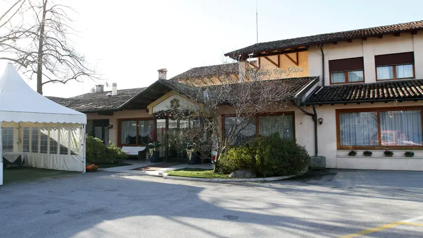 L'ingresso del ristorante Rino Fior a Castelfranco