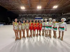 Il podio della categoria Quartetti Cadetti