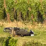 La moto su cui viaggiava la vittima