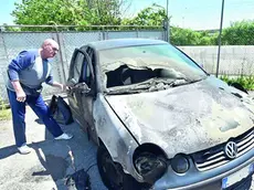 La vettura recuperata dal Centro Servizi Auto Giovanni Pase di Conegliano