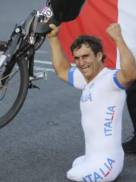 Alex Zanardi e Oscar De Pellegrin alle Paralimpiadi di Londra