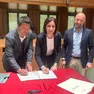 Da sinistra Federico Capraro, Elena Stocco e Stefano Mestriner