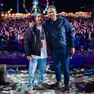 Riccardo Checchin, event manager di Aperyshow e il sindaco di Treviso, Mario Conte