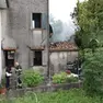 Il luogo in cui si è verificato l'incendio, a Cessalto