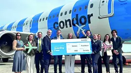 L'inaugurazione del nuovo collegamento della compagnia Condor da Venezia a Francoforte
