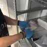Parte della droga sequestrata