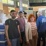 Alcuni dei migranti aiutati da Mirella Tuzzato
