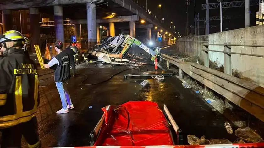 Il luogo in cui è avvenuta la strage del bus di Mestre