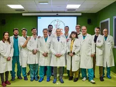 L'équipe del Centro trapianti di Padova diretta da prof Umberto Cillo