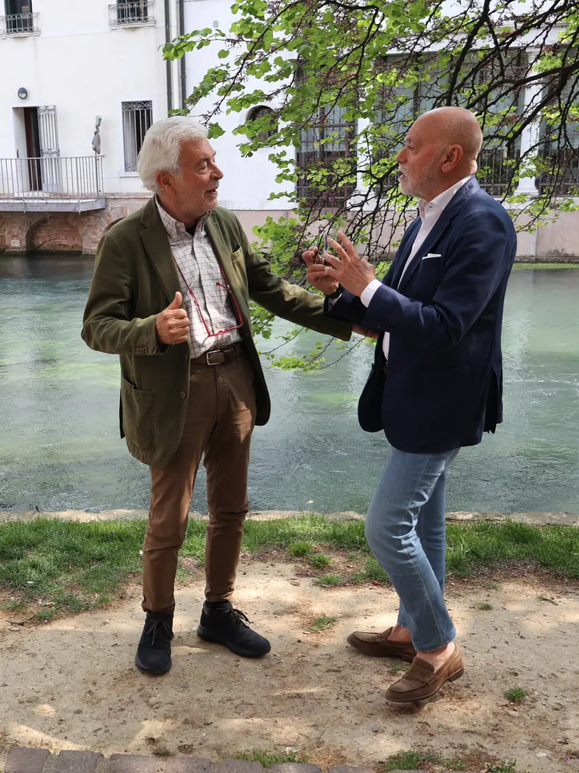 Paolo Ruffilli con Domenico Basso