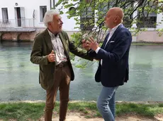Paolo Ruffilli con Domenico Basso