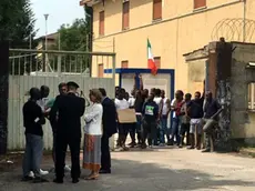 I migranti alla caserma Serena di Treviso