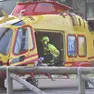 Il bambino è stato trasportato in ospedale con l'elisoccorso. Foto Cavicchi