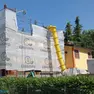 TREVISO - UN CANTIERE CON LE IMPALCATURE DELLA SOCIETA' CASA ZERO DI NERVESA DELLA BATTAGLIA