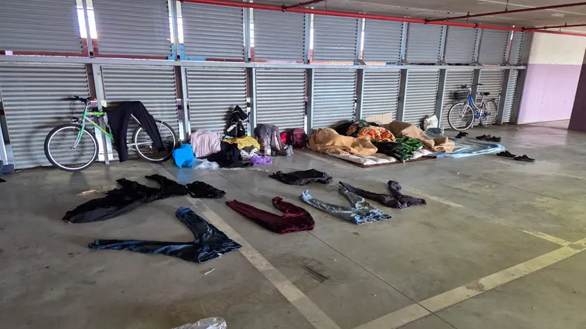 Sono tornati i migranti al park Dal Negro di Treviso