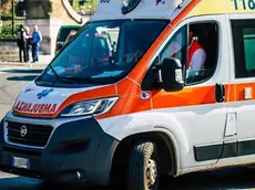 L'intervento di un'ambulanza in provincia di Treviso