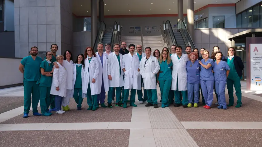 Le equipe di Cardiologia e Cardiochirurgia dell'ospedale di Treviso