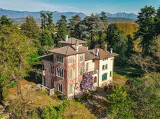 La villa vista dall'alto