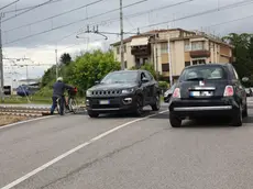 Il passaggio a livello in viale dei Cacciatori