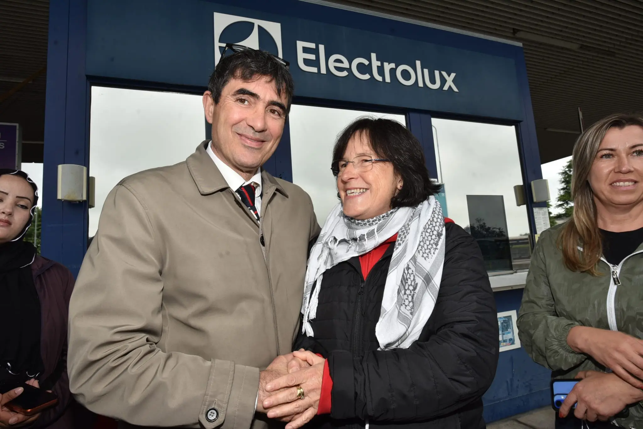 Fratoianni con le rappresentaze sindacali