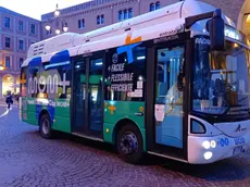 Un autobus della flotta di Mom