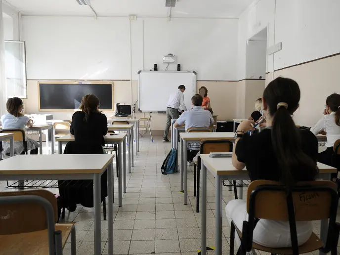 Studenti in classe. Nel Coneglianese sono stati registrati episodi di bullismo
