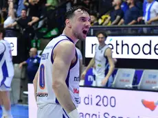 Alessandro Cappelletti esulta durante un match (Foto TvB)