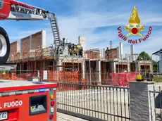Il luogo dell'incidente. Foto Credit Vigili del Fuoco