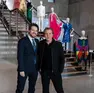 Il presidente Alberto Stefani insieme a Renzo Rosso