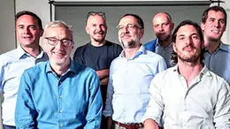 Da sinistra Matteo Pecori, Giovanni Marta, Valentino Girardi, Federico Favero, Gianluigi Alberici, Marco Dalla Libera, Giulio Marco