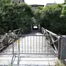 Il ponte chiuso a Porta Altinia