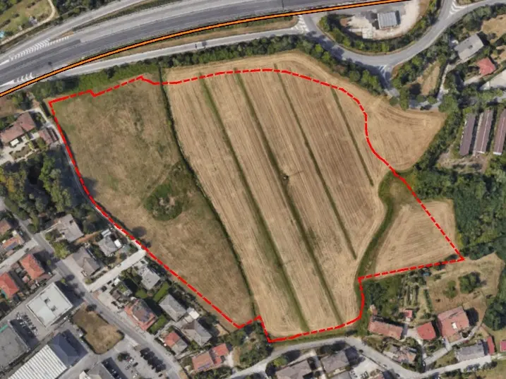 L'area interessata dal nuovo progetto