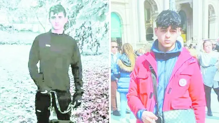 Da sinistra Elia Fiorindi e la vittima, Aymen Adda Benameur: allora avevano rispettivamente 19 e 17 anni