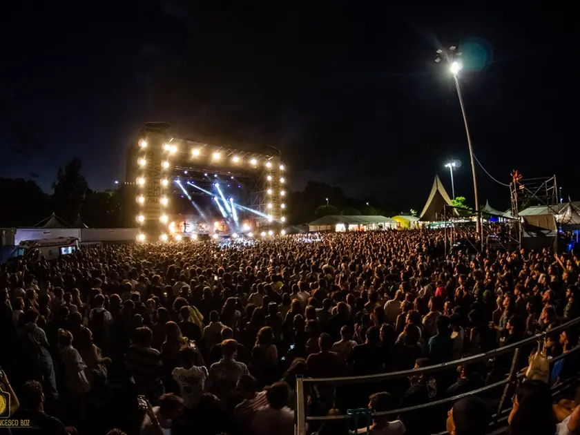 Il palco dello Sherwood Festival a Padova in un'edizione precedente