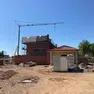 Il cantiere in corso all’ex polveriera