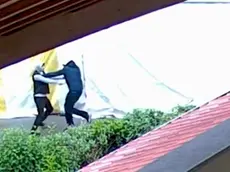 Un frame del video dell'omicidio