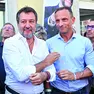 Salvini e Fedriga all’inaugurazione della sede della Lega a Udine