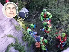 Un intervento del Soccorso alpino