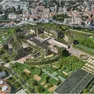 Il rendering del progetto Borgo Verde dell’archistar Stefano Boeri