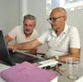 Luca Pozzobon mentre segue lo spoglio